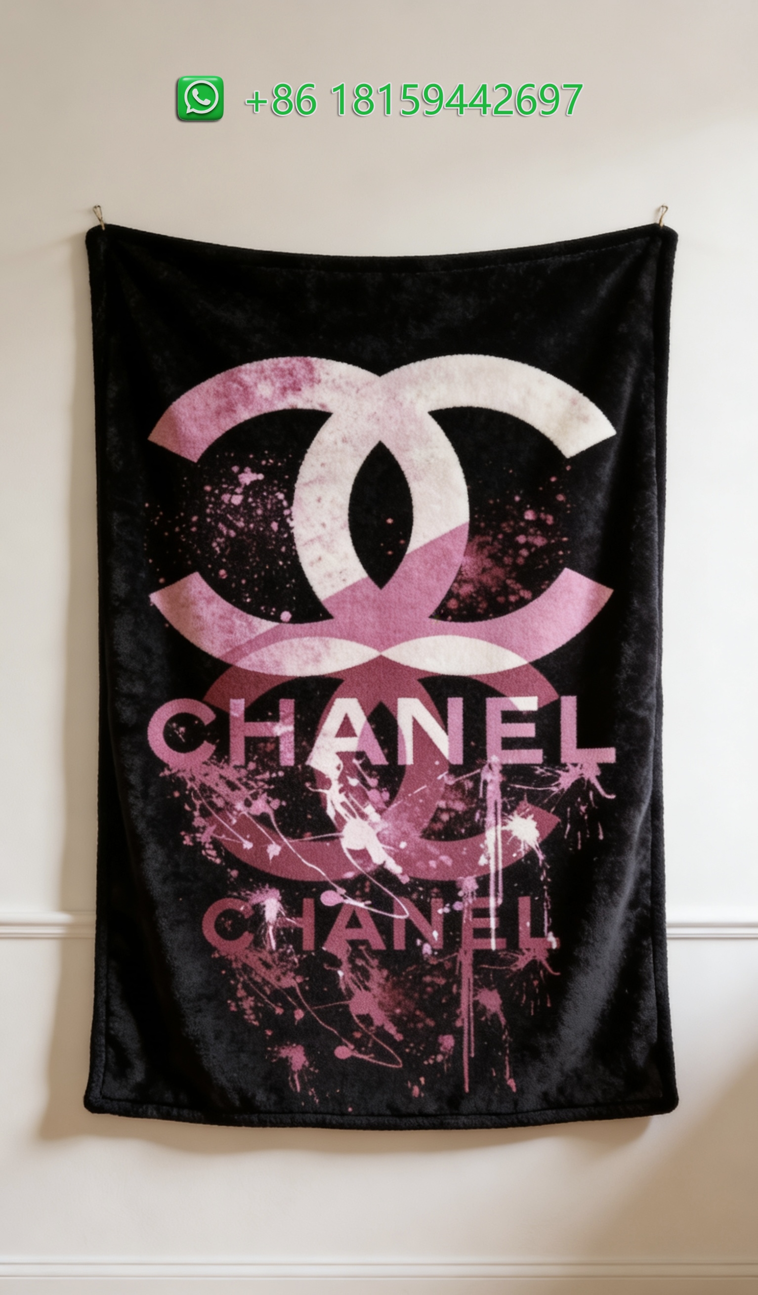 Chanel Throw Blankets